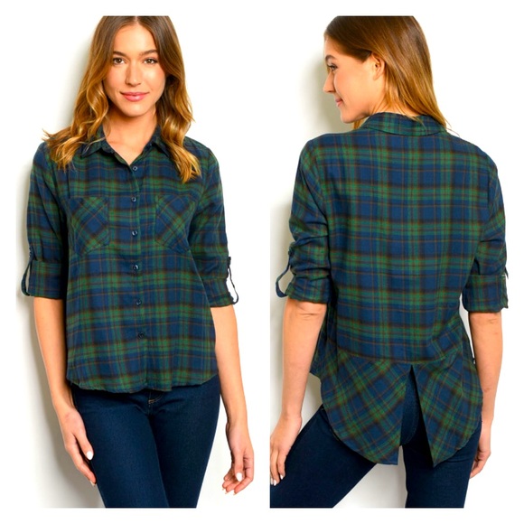 HailJax Tops - Plaid Top